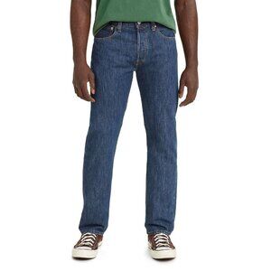 Men's Levi's® 501™ Original Fit Jeans Color: Dark Stonewash Size: 34X32